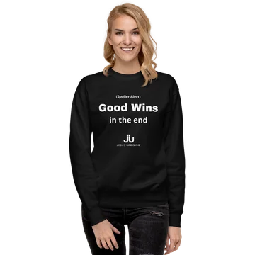Black Good Wins Jesus Uprising sweater